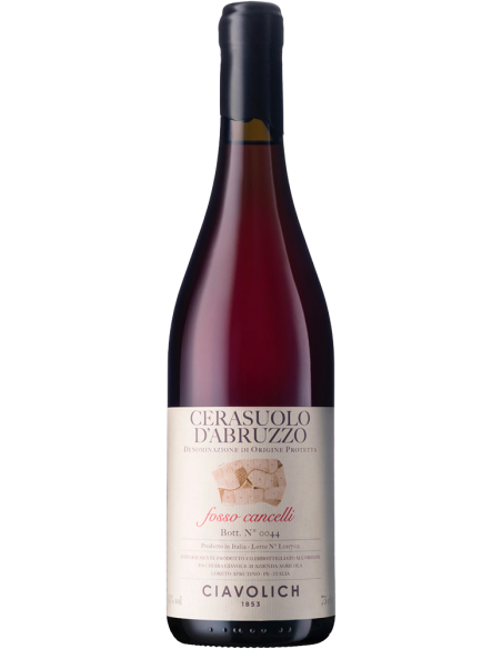 Cerasuolo d'Abruzzo DOP 'Fosso Cancelli' 2022 (750 ml.) Ciavolich Ciavolich - 1 Cerasuolo d'Abruzzo DOP 'Fosso Cancelli' 2022 (750 ml.) Ciavolich Ciavolich - 1