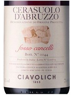 Cerasuolo d'Abruzzo DOP 'Fosso Cancelli' 2022 (750 ml.) Ciavolich Ciavolich - 1 2