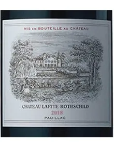 Pauillac AOC Premier Grand Cru Classe' 'Chateau Lafite Rothschild' 2018 (750 ml.) Chateau Lafite Rothschild Chateau Lafite Roths 2