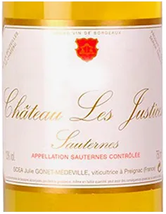 Sauternes AOC 2021 (750 ml.) Chateau Les Justices Chateau Les Justices - 1 2