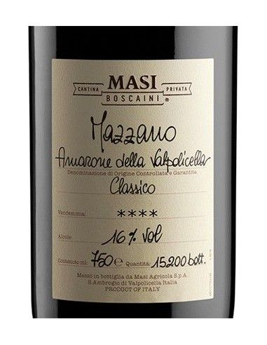 Amarone della Valpolicella Classico DOCG 'Mazzano' 2015 (750 ml.) Masi Masi - 2