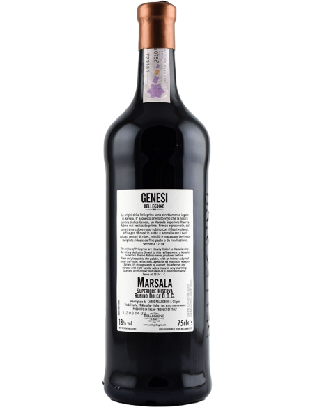 Marsala Superiore Riserva Rubino DOC 'Genesi' (750 ml. mit etui) Pellegrino Pellegrino - 3