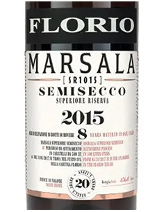 Marsala Semisecco Superiore Riserva DOC 'SR1015' 2015 (750 ml.) Florio Florio - 1 2