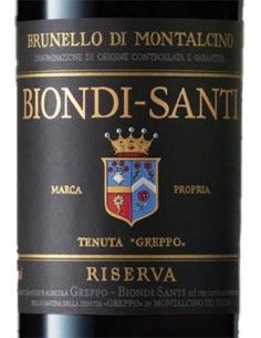 Brunello di Montalcino Riserva DOCG 'Tenuta Greppo' 2018 (750 ml.) Biondi Santi Biondi Santi - 1 2