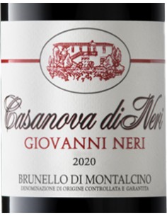 Brunello di Montalcino DOCG 'Giovanni Neri' 2020 (750 ml.) Casanova di Neri Casanova di Neri - 1 2