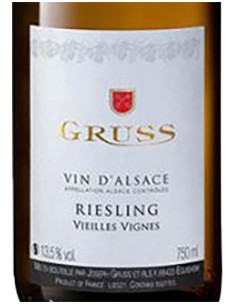 Alsace AOC Riesling 'Vieilles Vignes' 2024 (750 ml.) Gruss Gruss - 1 2