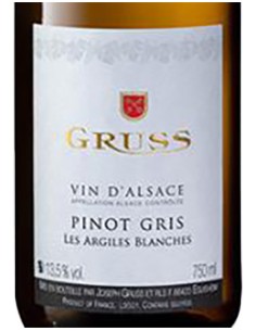 Alsace AOC Pinot Gris 'Les Argiles Blanches' 2024 (750 ml.) Gruss Gruss - 1 2