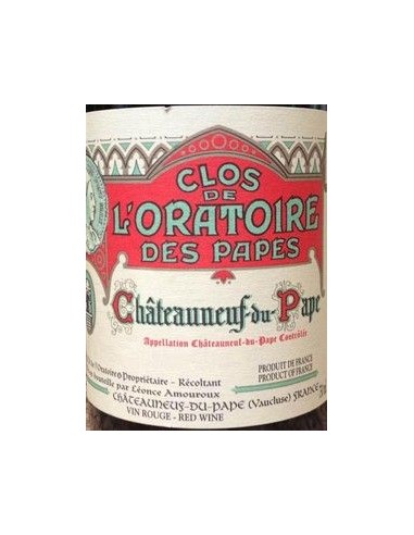Chateauneuf-du-Pape Rouge AOC 2022 (750 ml.) Clos de l'Oratoire Des Papes Clos de l’Oratoire des Papes - 2