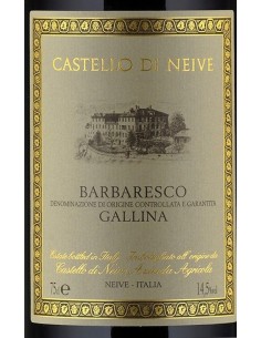 Barbaresco DOCG 'Gallina' 2021 (750 ml.) Castello di Neive Castello di Neive - 1 2