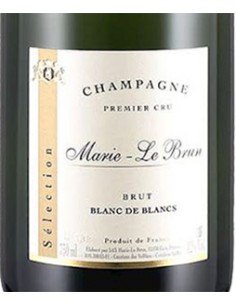 Champagne AOC Brut Premier Cru Blanc de Blancs (750 ml.) Marie Le Brun Marie Le Brun - 1 2