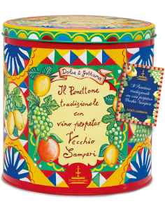 Panettone Dolce & Gabbana 'Perpetueller Wein Vecchio Samperi' (1 Kg. Deluxe Geschenkbox) Fiasconaro Fiasconaro - 1