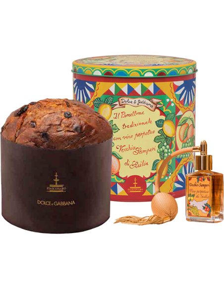 Panettone Dolce & Gabbana 'Perpetueller Wein Vecchio Samperi' (1 Kg. Deluxe Geschenkbox) Fiasconaro Fiasconaro - 3