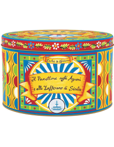 Panettone Dolce & Gabbana 'Zitrusfrüchte und Safran' (1 Kg. Deluxe Geschenkbox) Fiasconaro Fiasconaro - 1