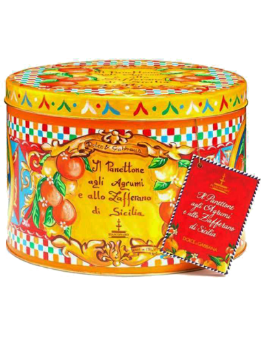 Panettone Dolce & Gabbana 'Citrus and Saffron' (1 Kg. deluxe gift box) Fiasconaro Fiasconaro - 1