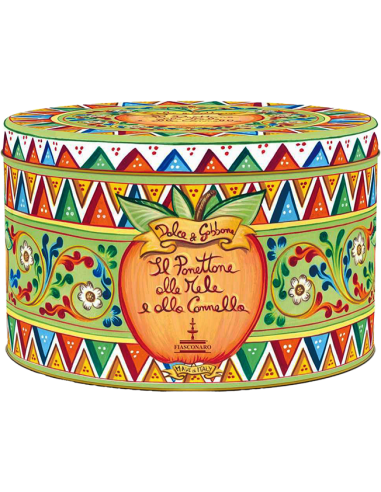 Panettone Dolce & Gabbana 'Apfel und Zimt' (1 Kg. Deluxe Geschenkbox) Fiasconaro Fiasconaro - 1