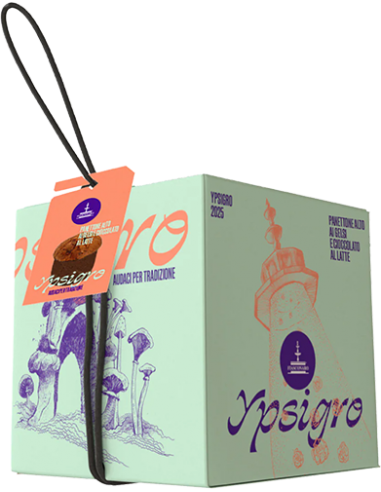 Panettone 'YPSIGRO Mure et Chocolat au Lait' (750 g. coffret cadeau) Fiasconaro Fiasconaro - 1