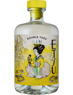 Gin 'Double Yuzu' (700 ml. mit etui) Etsu Etsu - 1 2