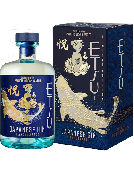 Gin 'Pacific Ocean Water' (700 ml. avec etui) Etsu Etsu - 1