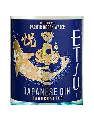 Gin 'Pacific Ocean Water' (700 ml. mit etui) Etsu Etsu - 3
