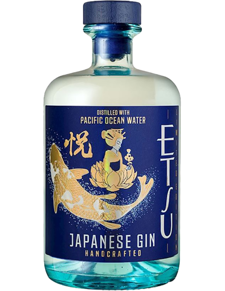 Gin 'Pacific Ocean Water' (700 ml. mit etui) Etsu Etsu - 2