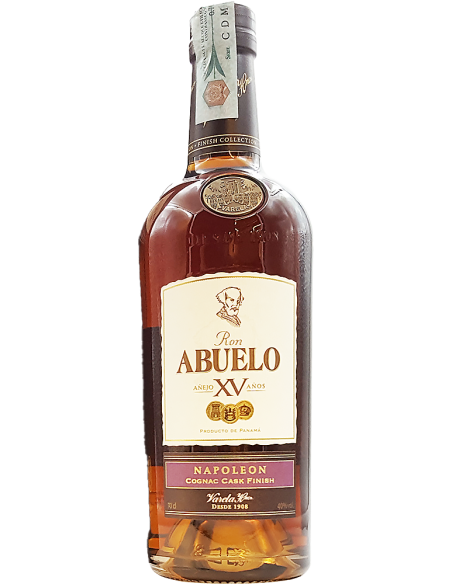 Panama Rhum 'Napoleon Cognac Cask Finish' 15 Years (700 ml. coffret de luxe) Abuelo - Varela Hermanos Abuelo - 2