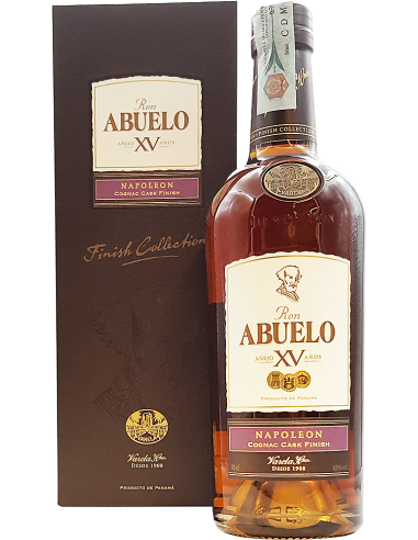 Panama Rum 'Napoleon Cognac Cask Finish' 15 Years (700 ml. deluxe gift box) Abuelo - Varela Hermanos Abuelo - 1