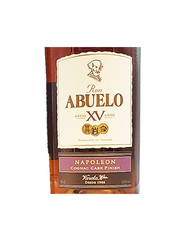 Panama Rhum 'Napoleon Cognac Cask Finish' 15 Years (700 ml. coffret de luxe) Abuelo - Varela Hermanos Abuelo - 3