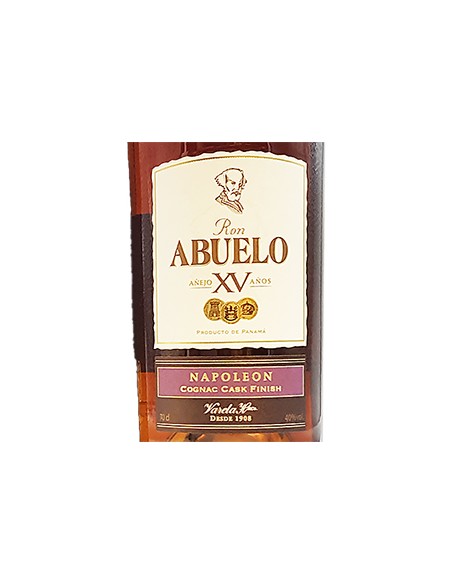 Panama Rum 'Napoleon Cognac Cask Finish' 15 Years (700 ml. deluxe gift box) Abuelo - Varela Hermanos Abuelo - 3