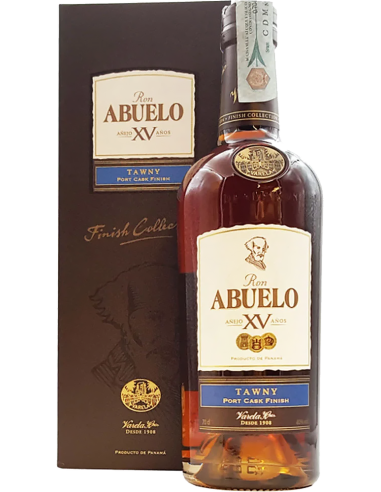 Panama Rum 'Tawny Port Cask Finish' 15 Years (700 ml. deluxe Geschenkbox) Abuelo - Varela Hermanos Abuelo - 1