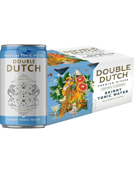 Premium Skinny Tonic Water 'Natural Flavour' (6x150 ml.) Double Dutch Double Dutch - 1