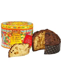 Panettone Dolce & Gabbana 'Zitrusfrüchte und Safran' (1 Kg. Deluxe Geschenkbox) Fiasconaro Fiasconaro - 1 2