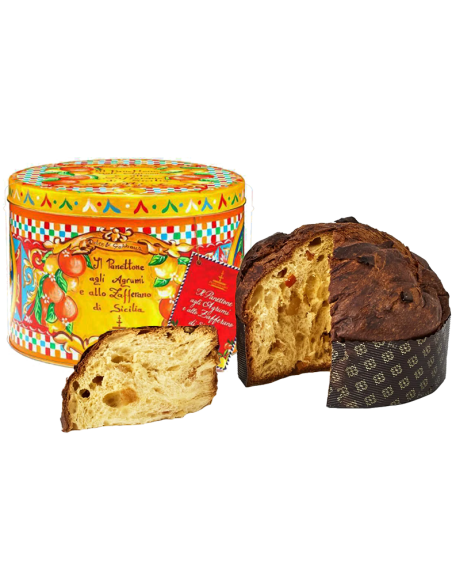 Panettone Dolce & Gabbana 'Agrumes et Safran' (1 Kg. coffret de luxe) Fiasconaro Fiasconaro - 2