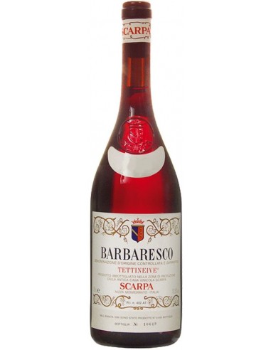 Red Wines - Barbaresco DOCG Tettineive 1988 - Scarpa - - 1 Red Wines - Barbaresco DOCG Tettineive 1988 - Scarpa - - 1