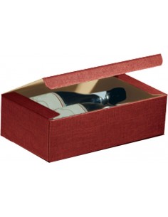 Scatole Regalo - Scatola Porta Vino Orizzontale Bordeaux per 3 Bottiglie - Vino45 - 1