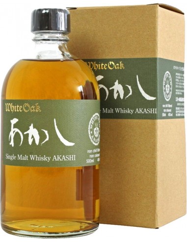 Akashi Whisky Single Malt - Single Malt Japanese Whisky (500 ml. astuccio) - White Oak Distillery - Akashi