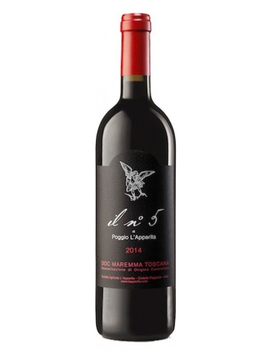 Vini Rossi - Maremma Toscana Rosso DOC 'Il N. 5' 2014 (750 ml.) - Poggio L'Apparita - Poggio l'Apparita - 1 Vini Rossi - Maremma Toscana Rosso DOC 'Il N. 5' 2014 (750 ml.) - Poggio L'Apparita - Poggio l'Apparita - 1