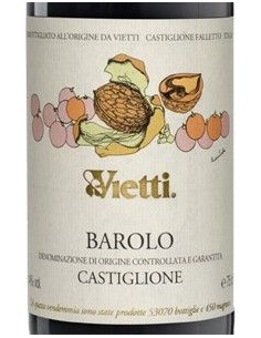 Vini Rossi - Barolo DOCG 'Castiglione' 2014 (750 ml.) - Vietti - Vietti - 2