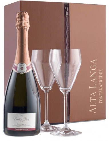 Spumante Brut DOCG Contessa Rosa Rosé 'Giugiaro Design' - Fontanafredda Spumante Brut DOCG Contessa Rosa Rosé 'Giugiaro Design' - Fontanafredda