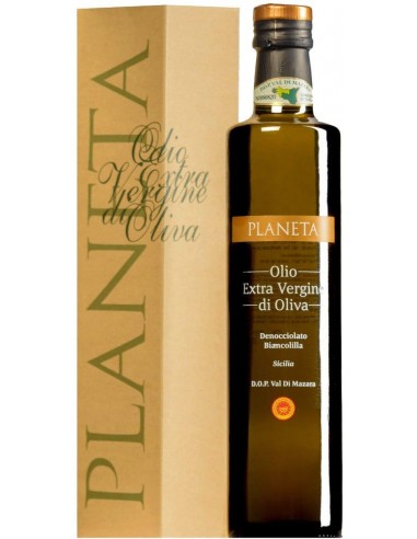 Extra Virgin Olive Oil Destoned DOP 'Biancolilla' (500 ml.) 2018 - Planeta Extra Virgin Olive Oil Destoned DOP 'Biancolilla' (500 ml.) 2018 - Planeta