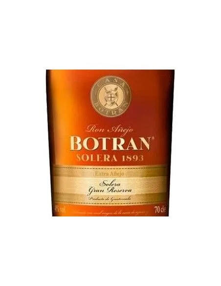 Ron de Guatemala 'Solera 1893' Gran Reserva 18 Years (700 ml. astucciato) Botran Botran - 3