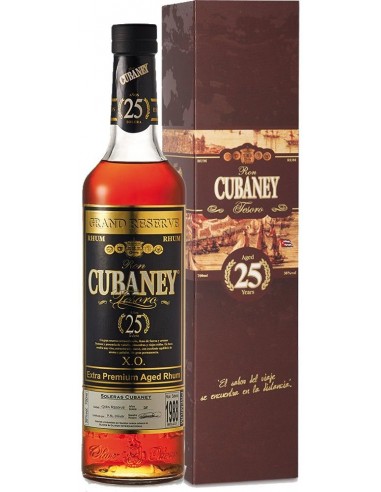 Rum - Ron 'Tesoro' Gran Reserva X.O. 25 Years (700 ml.) - Cubaney - Cubaney - 1 Rum - Ron 'Tesoro' Gran Reserva X.O. 25 Years (700 ml.) - Cubaney - Cubaney - 1