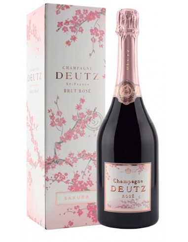Champagne Blanc de Noirs - Champagne Brut Rose' 'Sakura' (750 ml. astuccio) - Deutz - Deutz - 1