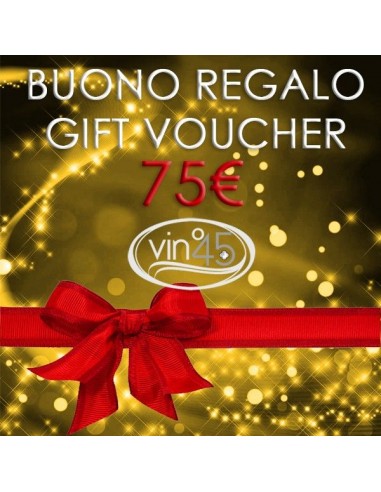 Buono Regalo da 75€ Buono Regalo da 75€