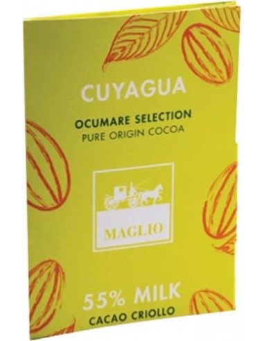 Tavoletta Cioccolato al Latte 'Cuyagua' 55% Cacao Criollo (80 gr.) - Maglio Tavoletta Cioccolato al Latte 'Cuyagua' 55% Cacao Criollo (80 gr.) - Maglio