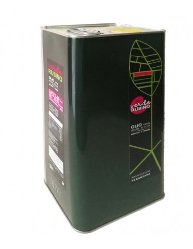 Olio Extra Vergine di Oliva 'Peranzana' (5 L) 2018 - Verde è Rubino Olio Extra Vergine di Oliva 'Peranzana' (5 L) 2018 - Verde è Rubino