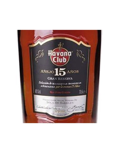 Rum - Rum Anejo 15 Years Old 'Gran Reserva' (700 ml. astuccio) - Havana Club - Havana Club - 3