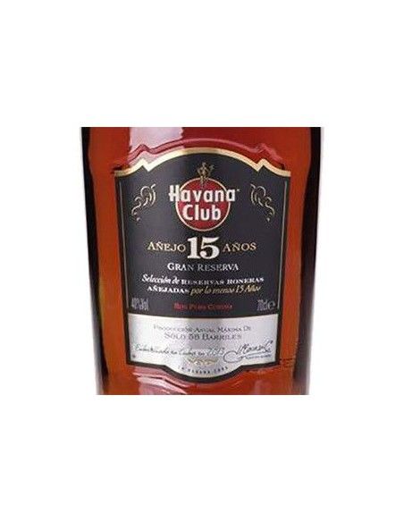 Ron de Cuba 'Gran Reserva' Anejo 15 Anos (700 ml. astuccio metallo) Havana Club Havana Club - 3