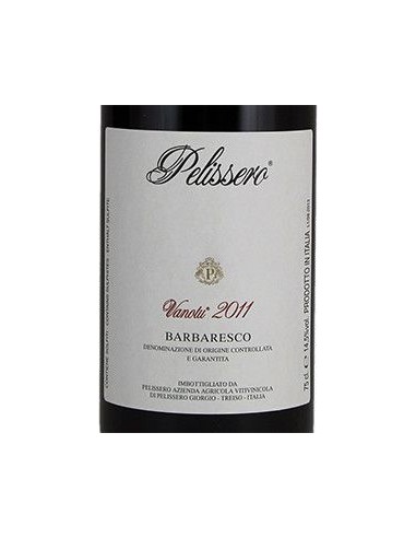 Vini Rossi - Barbaresco DOCG 'Vanotu' 2011 (750 ml.) - Pelissero - Pelissero - 2