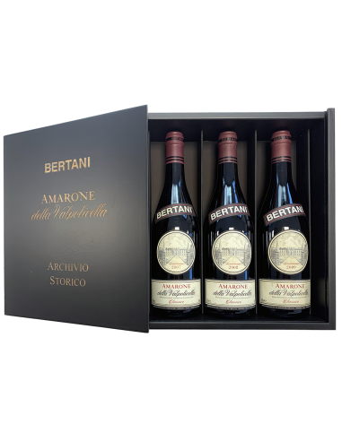 Red Wines - Amarone della Valpolicella 'Historical Archive' 2007-2008-2009  (3x750 ml. Deluxe wooden box) - Bertani - Bertani - 