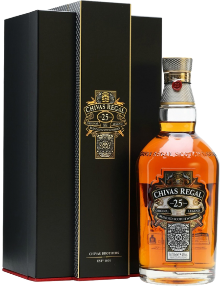 Blended Scotch Whisky 'Original Legend' 25 Years (700 ml. cofanetto deluxe) Chivas Regal Chivas Regal - 1 Blended Scotch Whisky 'Original Legend' 25 Years (700 ml. cofanetto deluxe) Chivas Regal Chivas Regal - 1